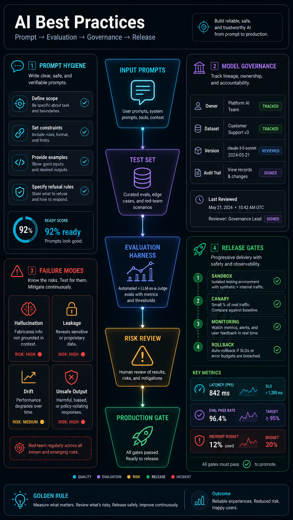 AI best practices visual guide