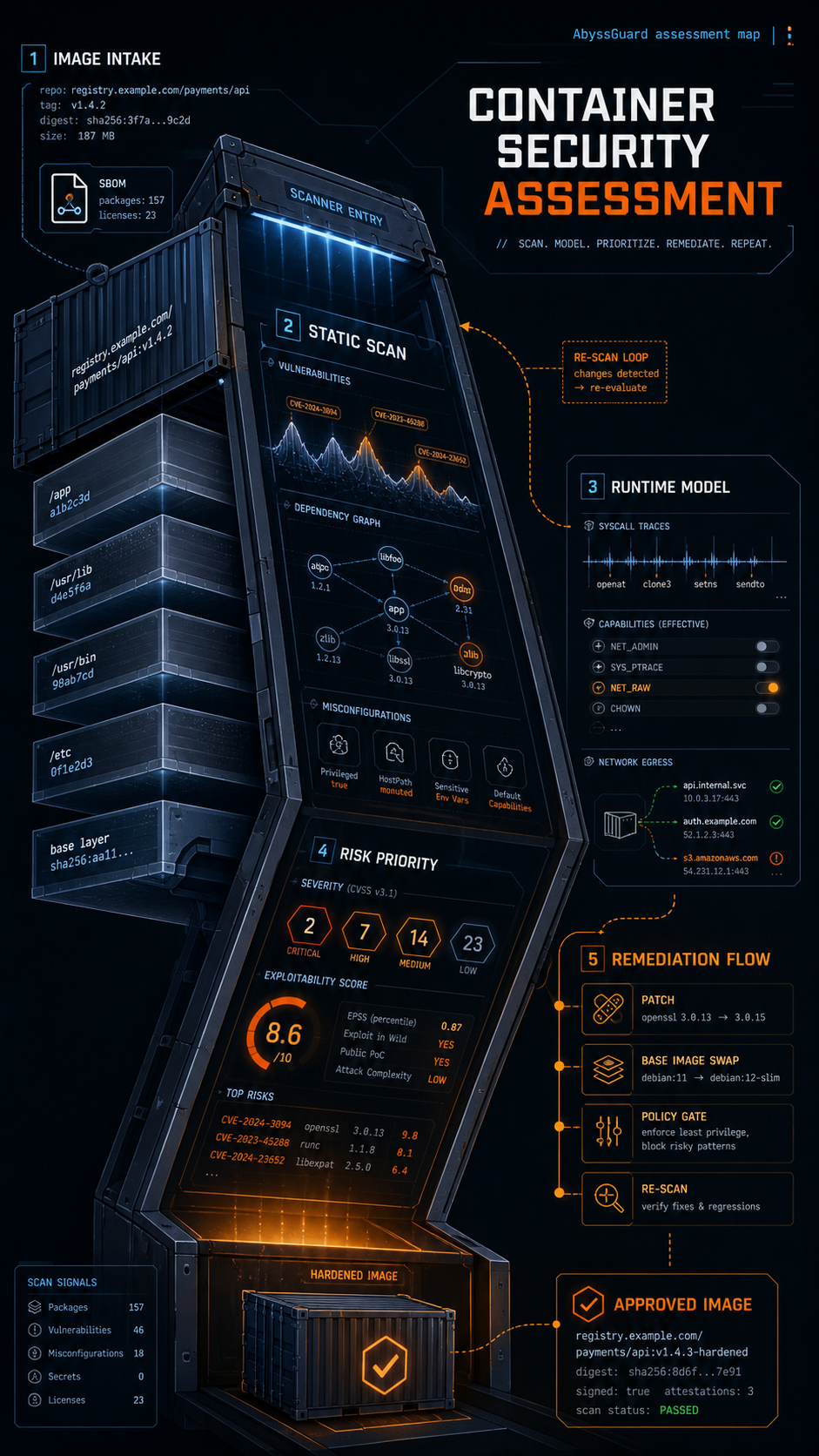 container security assessment visual guide
